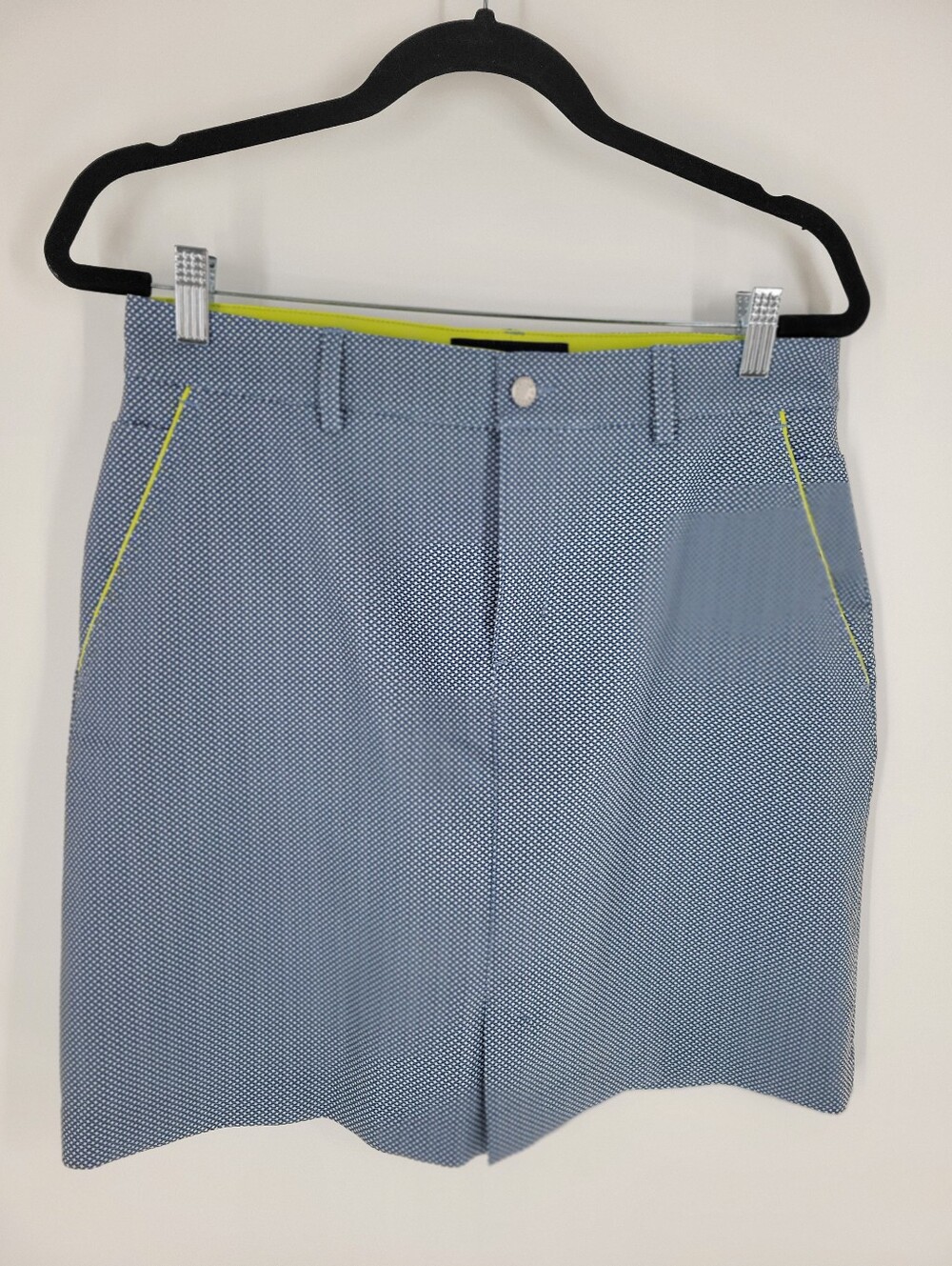 Lohla Sport Women's Golf Mini Skort Blue White Patterned Size 6